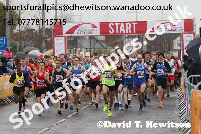 Sunderland City Half 10k, Sunderland City Half Marathon and 10k. Photo: David T. Hewitson/Sports for All Pics